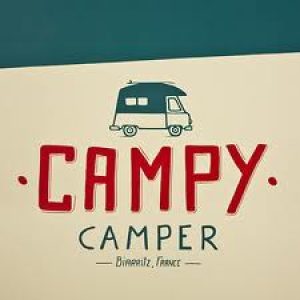 logo de campy camper, location de vans aménagés sur Biarritz